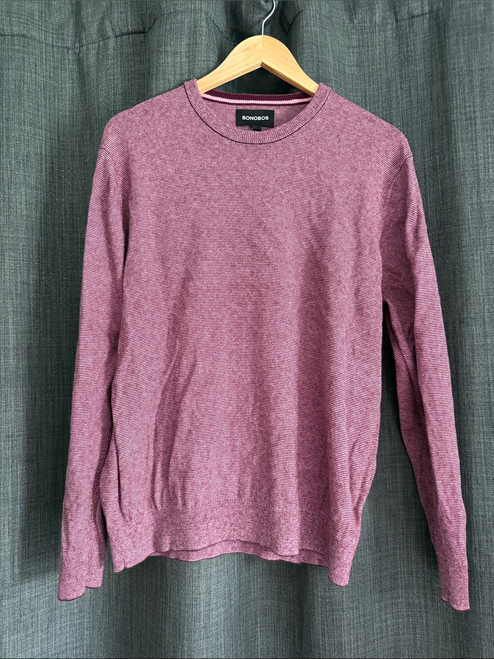 Bonobos Men's Crewneck Sweater — Heathered Rose